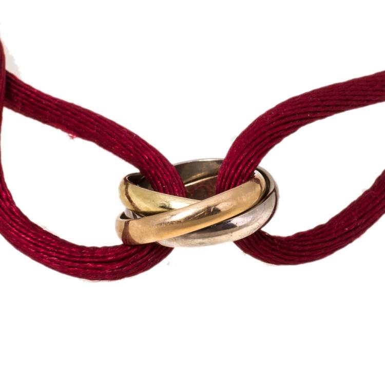 trinity de cartier bracelet red