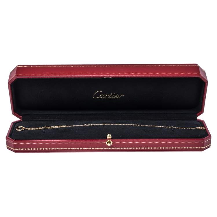 Pre Owned Cartier Trinity De Cartier 18K Three Tone Gold Bracelet