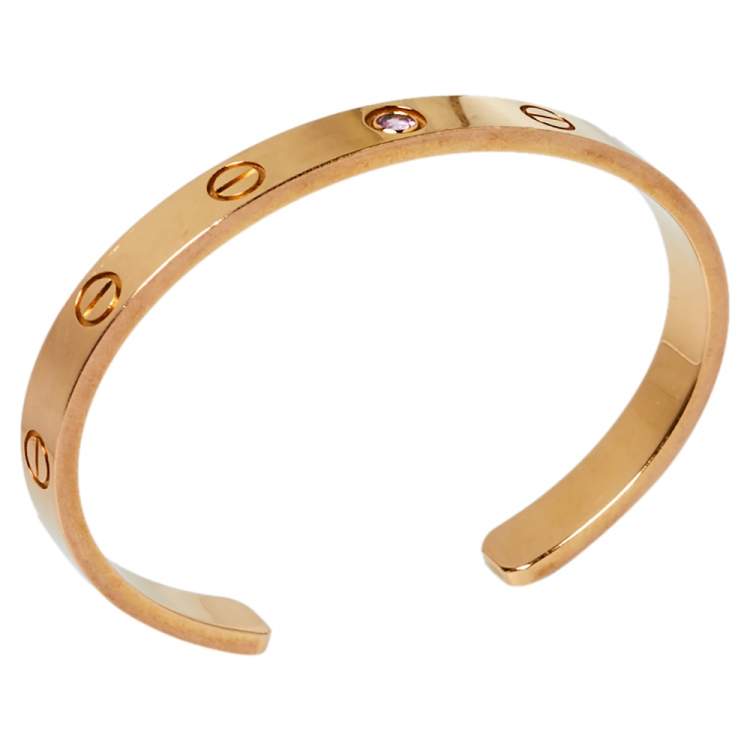 Cartier Love Bracelet Multi Gem Rose Gold at 1stDibs | cartier multi gem love  bracelet, 17 750 cartier, cartier bracelet 750 17