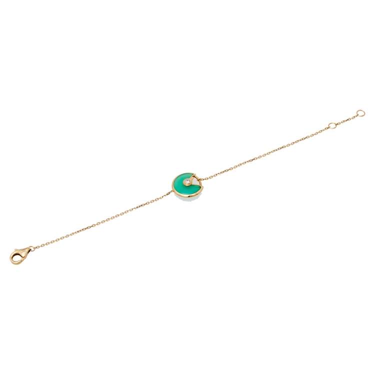 Cartier Amulette de Cartier Chrysoprase Diamond 18K Yellow Gold