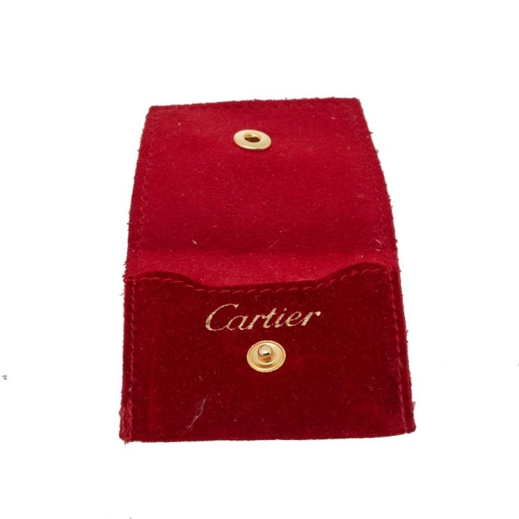 Pre Owned Cartier Love 18K White Gold Wedding Band Ring Size 54