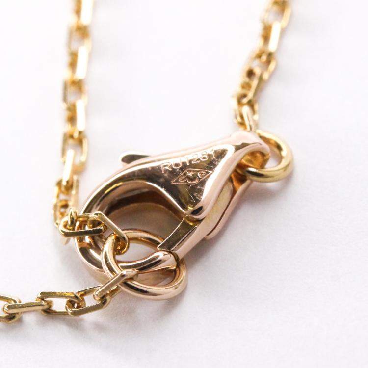 Pre Owned Cartier Saphirs Leges de Cartier Rose Gold Sapphire Necklace