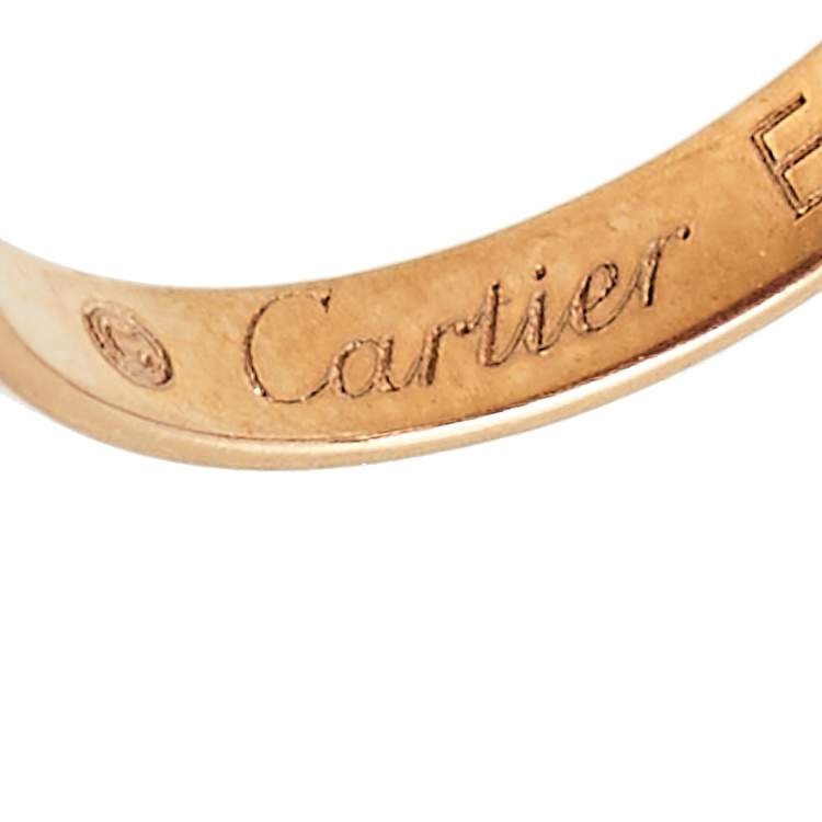 Pre Owned Cartier Trinity de Cartier Three Tone 18k Gold Red Adjustable Cord Bracelet