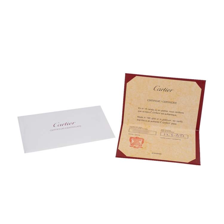 Pre Owned Cartier Diamants Légers De Cartier Diamond 18K Rose Gold Bracelet