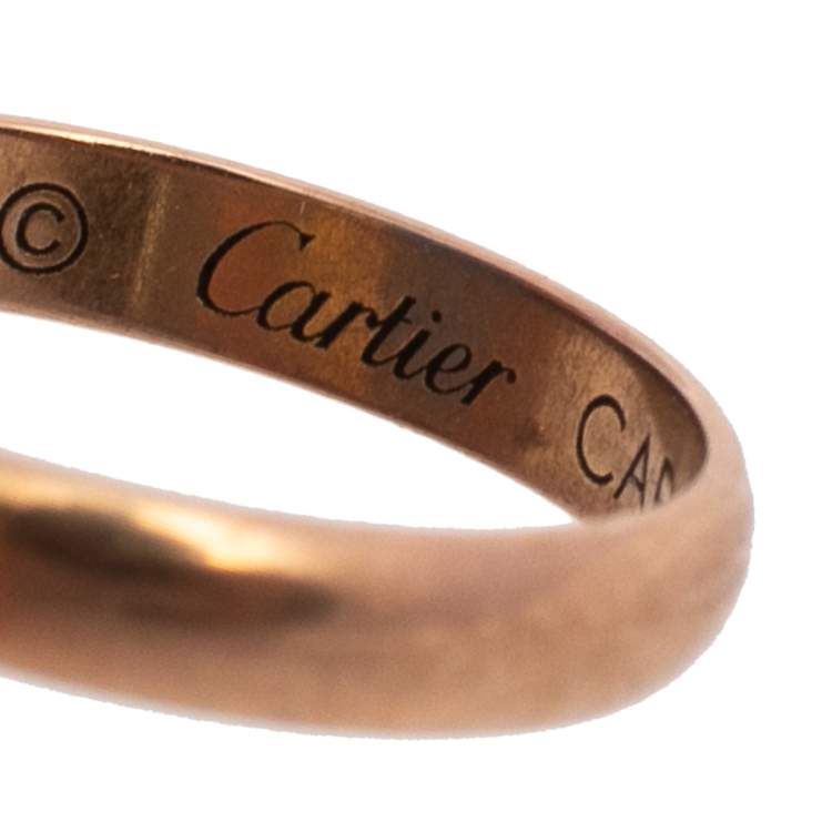 Pre Owned Cartier Trinity 18K Three Tone Gold Adjustable Blue Cord Bracelet