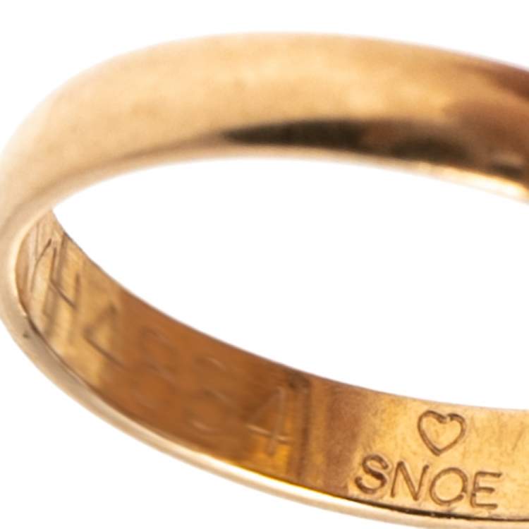 Pre Owned Cartier Trinity 18K Three Tone Gold Adjustable Cord Bracelet