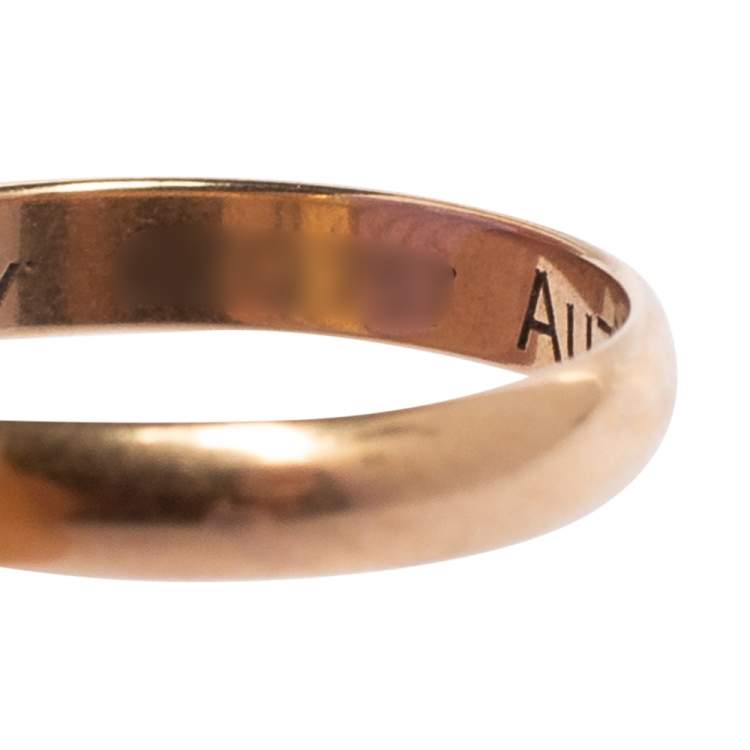 Pre Owned Cartier Trinity 18K Three Tone Gold Adjustable Cord Bracelet