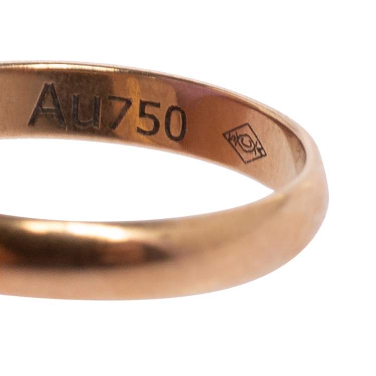 Pre Owned Cartier Trinity 18K Three Tone Gold Adjustable Cord Bracelet