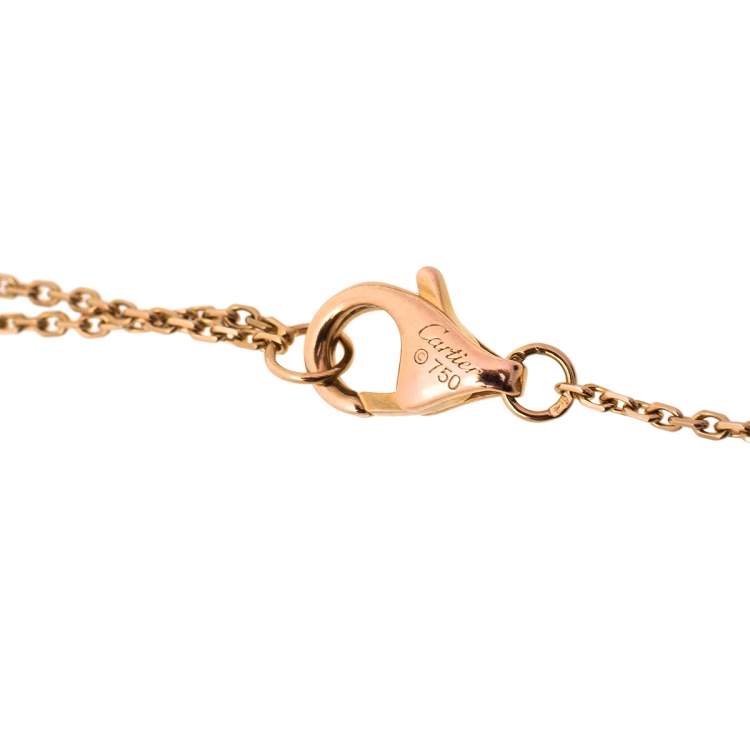 Pre Owned Cartier Trinity 18K Three Tone Gold Bracelet