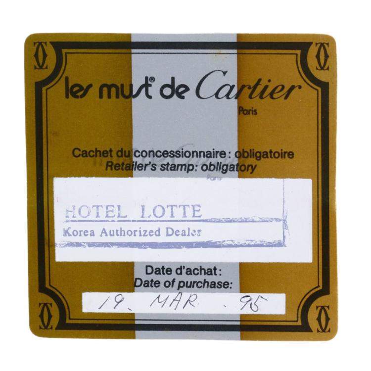 Pre Owned Cartier Trinity 18K Yellow, Rose, White Gold Ring Size EU 52