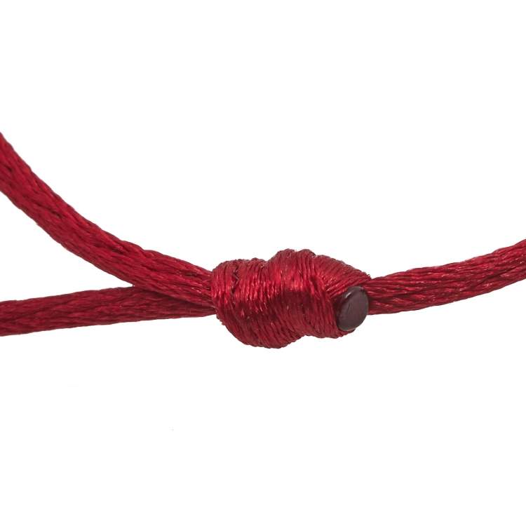 Pre Owned Cartier Trinity de Cartier Black Ceramic 18K White Gold Adjustable Cord Bracelet