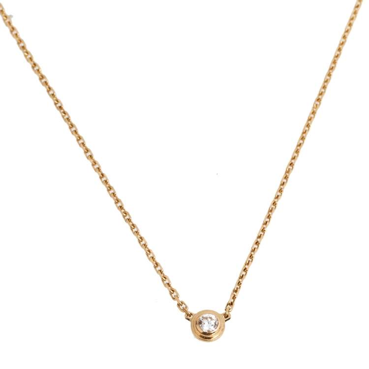 Cartier diamants discount légers necklace xs