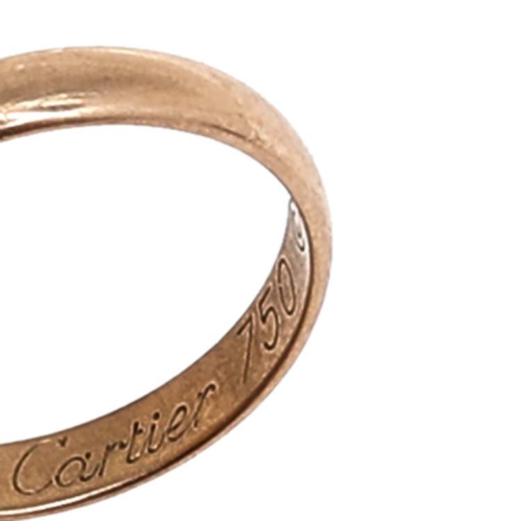 Pre Owned Cartier Trinity 18K Three Tone Gold Adjustable Cord Bracelet