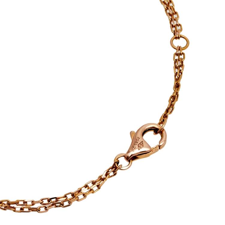 مملوكة مسبقًا Cartier Love Xmas Edition Diamond Sapphire 18K Rose Gold Bracelet