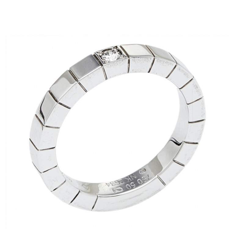 Cartier lanieres ring deals diamond