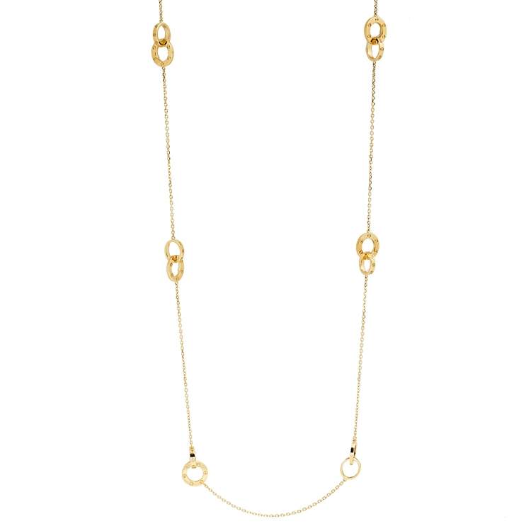 cartier love long necklace