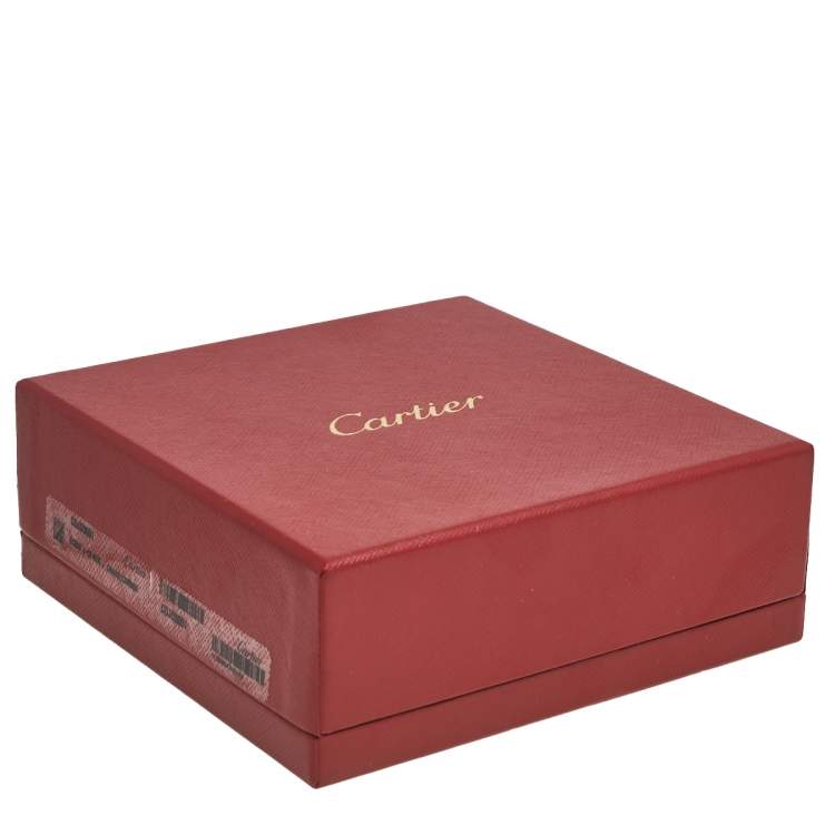 Pre Owned Cartier Love Interlocking Loop 18K Yellow Gold Bracelet