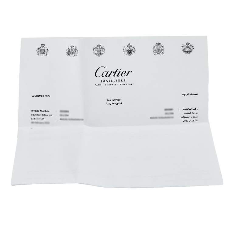 مملوكة مسبقًا Cartier Love 18k White Gold Narrow Wedding Band Ring Size 48
