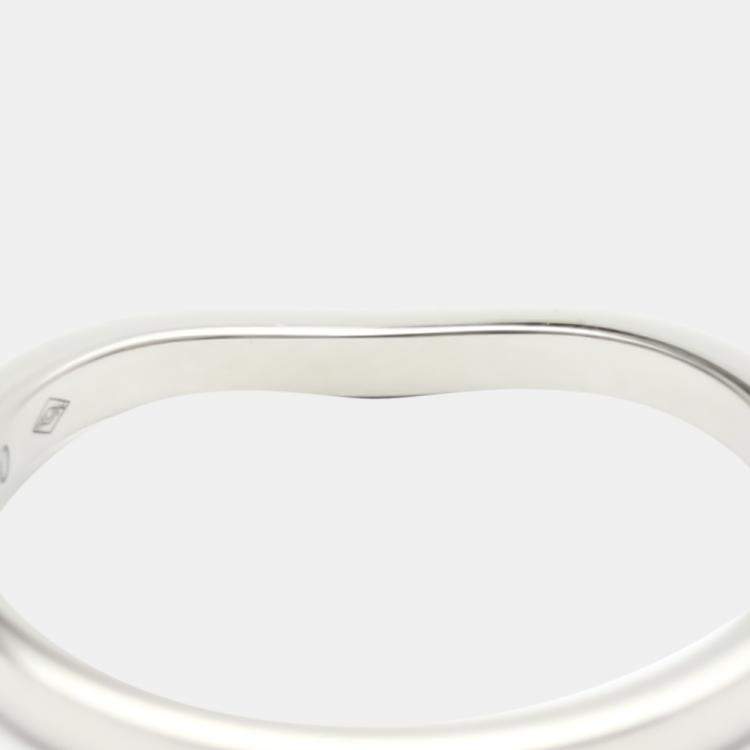 مملوكة مسبقًا Cartier Ballerine Platinum Ring EU 56