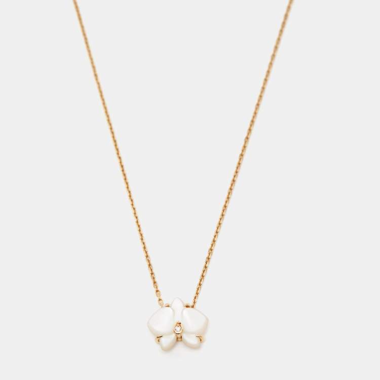 Cartier orchid necklace sale