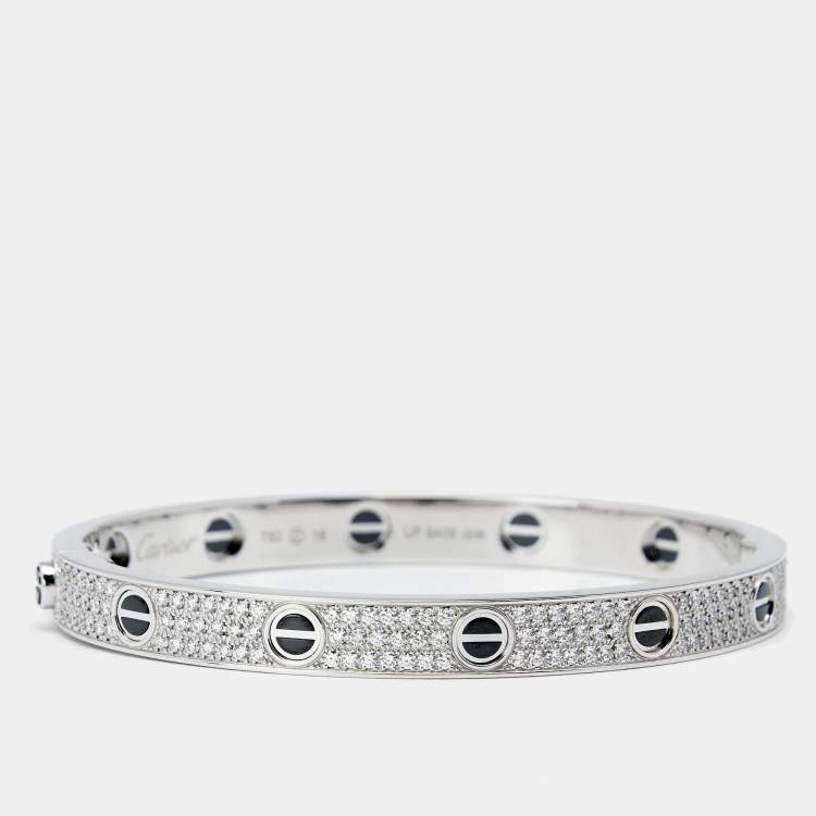 Cartier Love Bracelet, Paved Diamonds