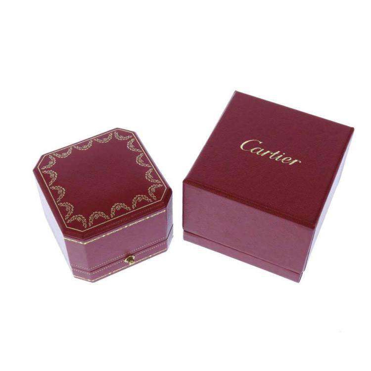 Pre Owned Cartier Love 18K Yellow Gold Diamond Ring EU 52