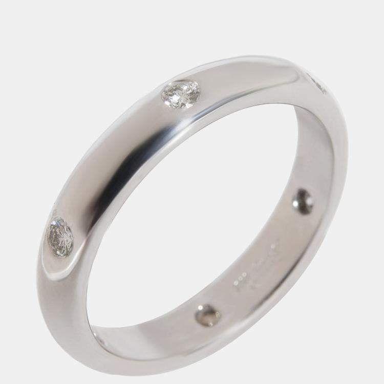 Cartier Stella 18K White Gold Diamond Ring EU 58 Cartier TLC