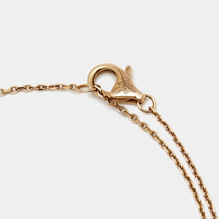 Pre Owned Cartier Trinity 18k Three Tone Gold Bracelet