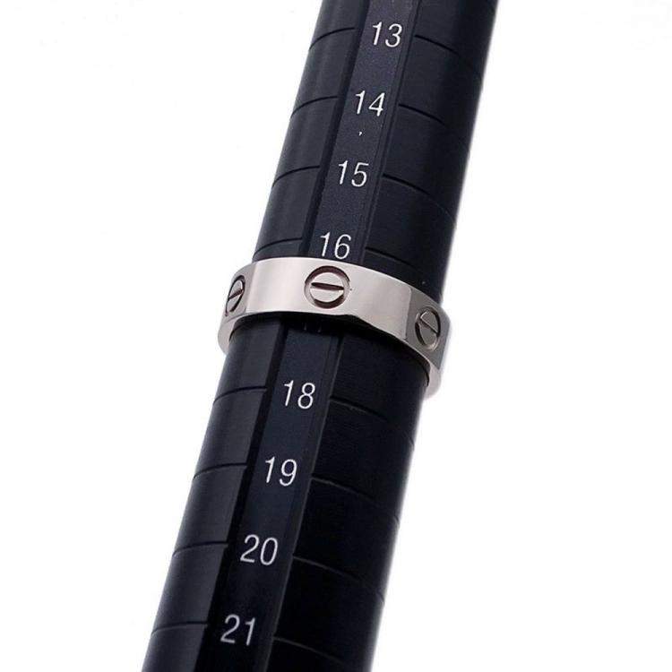 Pre Owned Cartier Love 18K White Gold Ring EU 57
