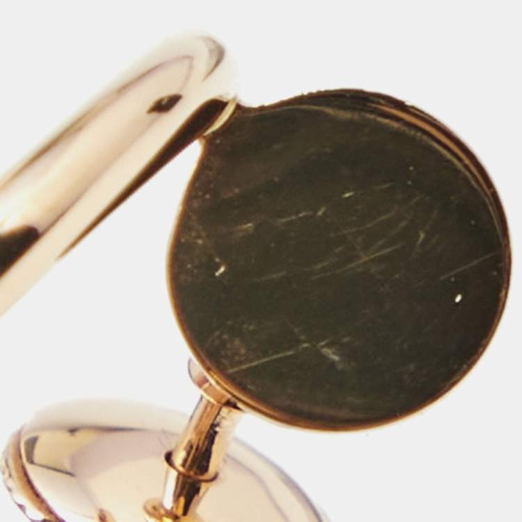 Pre Owned Cartier Juste Un Clou 18k Rose Gold Earrings