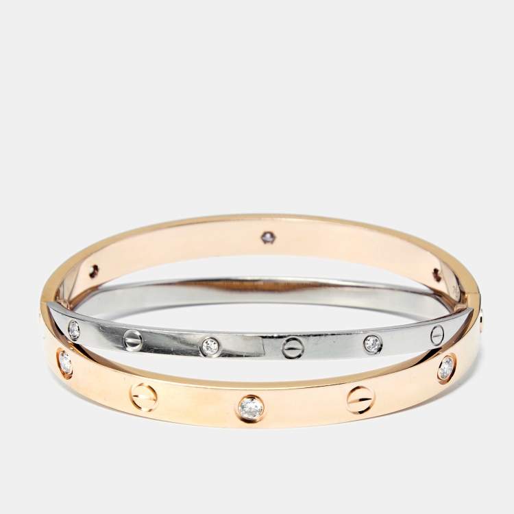 Mua A D. ALLEN & DANMI. AD Jewelry 18 K Gold Plated Love Bangle Bracelet  Stone Stainless Steel Bangle for Love … trên Amazon Mỹ chính hãng 2023 |  Fado