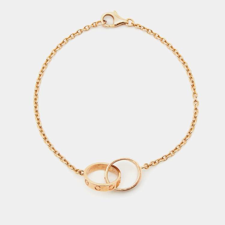 Cartier Love Interlocking Loops K Rose Gold Bracelet Cartier The