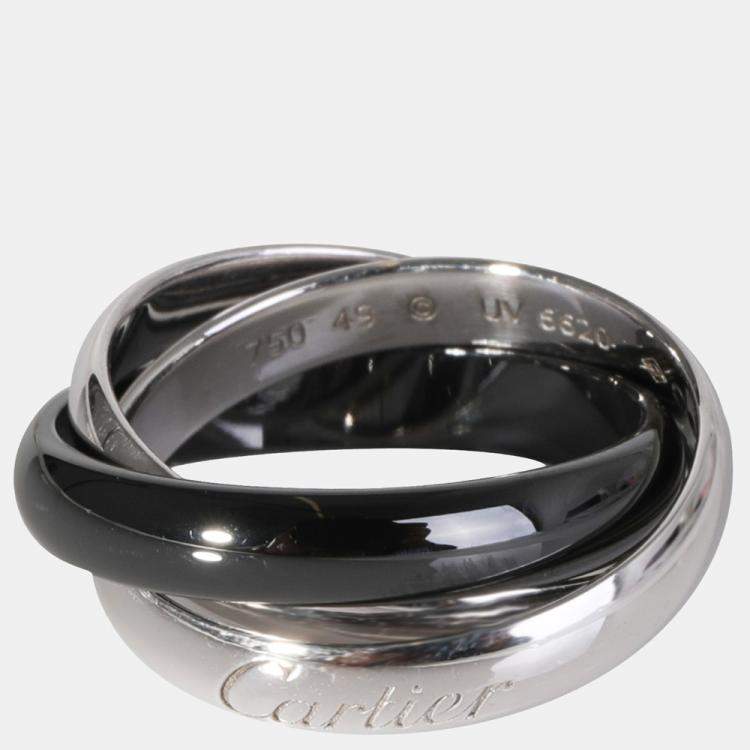 Cartier trinity ring clearance ceramic