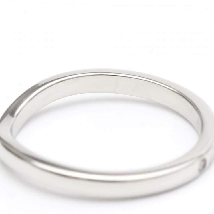 Pre Owned Cartier Ballerine Platinum Diamond Ring EU 51