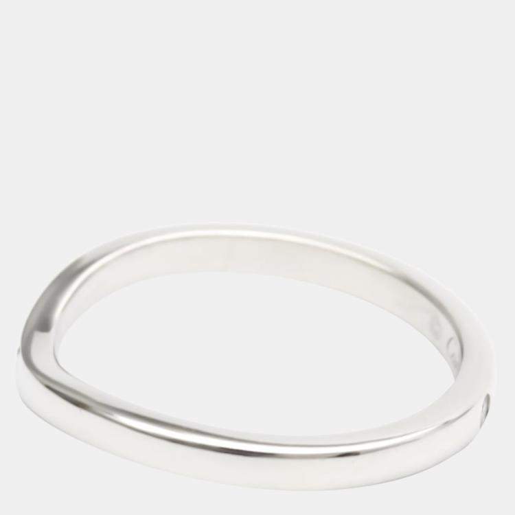 Pre Owned Cartier Ballerine Platinum Diamond Ring EU 51