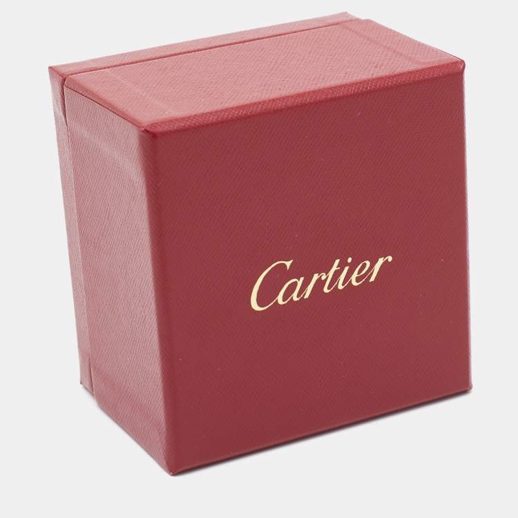 Pre Owned Cartier Cactus De Cartier Diamond 18k Rose Gold Pendant Necklace