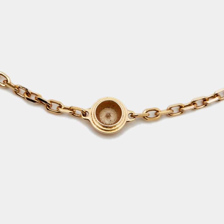 Pre Owned Cartier D'Amour Diamond 18k Rose Gold Small Model Bracelet