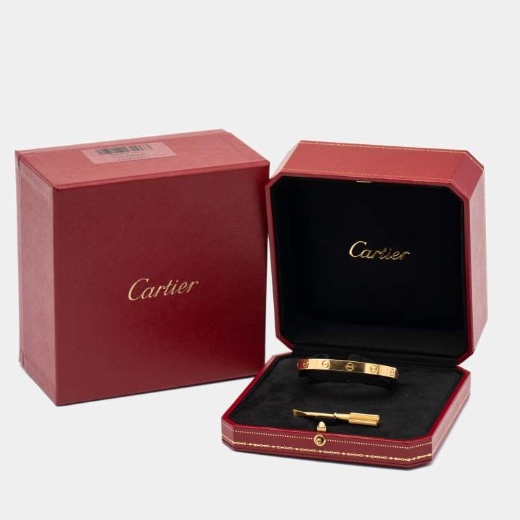 مملوكة مسبقًا Cartier Love 18k Yellow Gold Bracelet 16