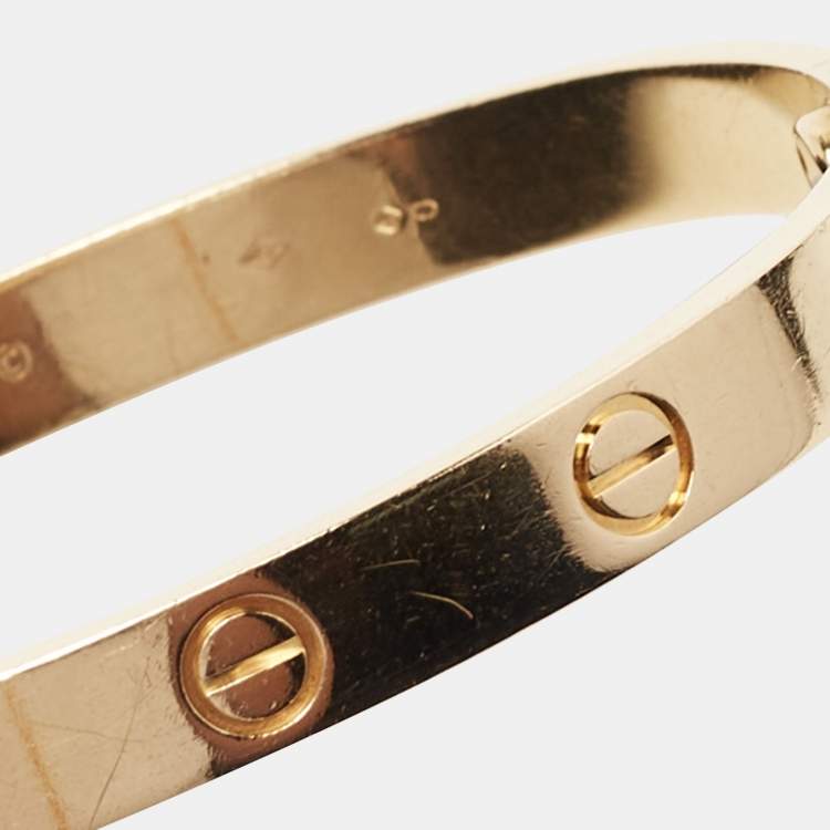 مملوكة مسبقًا Cartier Love 18k Yellow Gold Bracelet 16