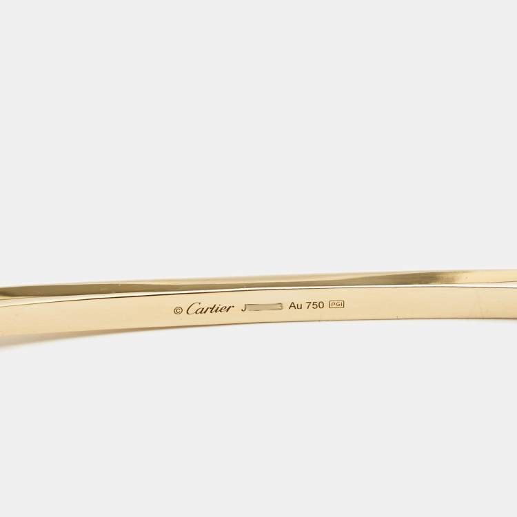 Pre Owned Cartier Love 18k Yellow Gold Necklace