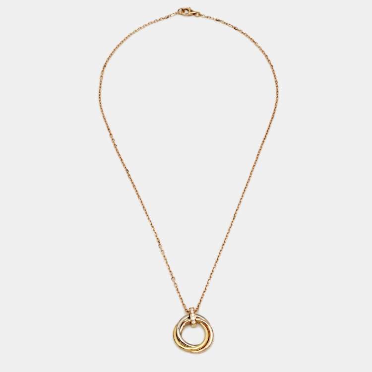 Cartier deals trinity necklace