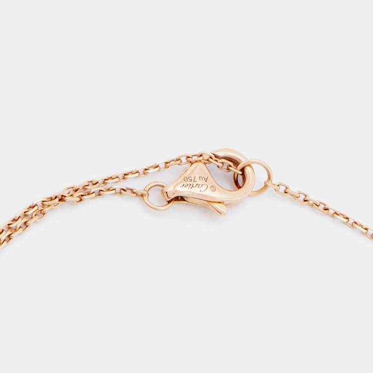 Pre Owned Cartier Trinity 18k Three Tone Gold Bracelet