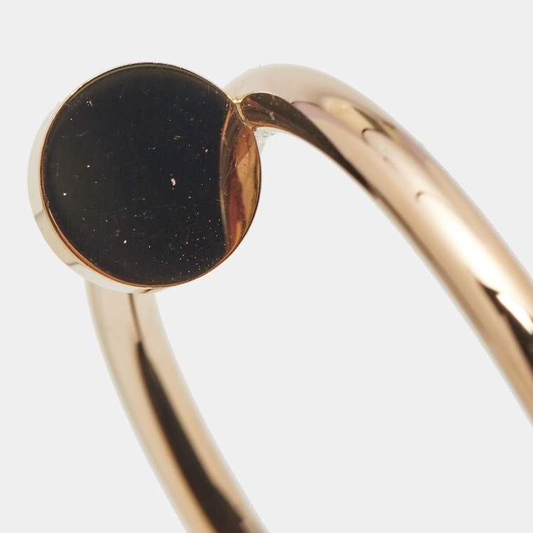 Pre Owned Cartier Juste Un Clou 18k Rose Gold Bracelet 16