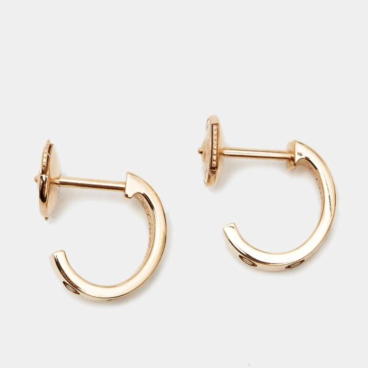 Pre Owned Cartier Love 18k Rose Gold Earrings