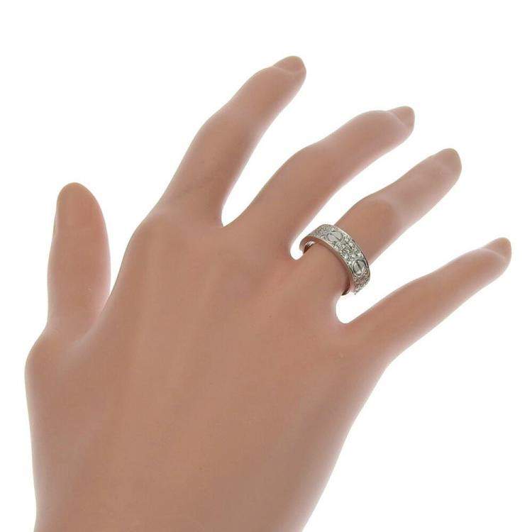 مملوكة مسبقًا Cartier Vintage Love 18K White Gold Diamond Ring EU 48