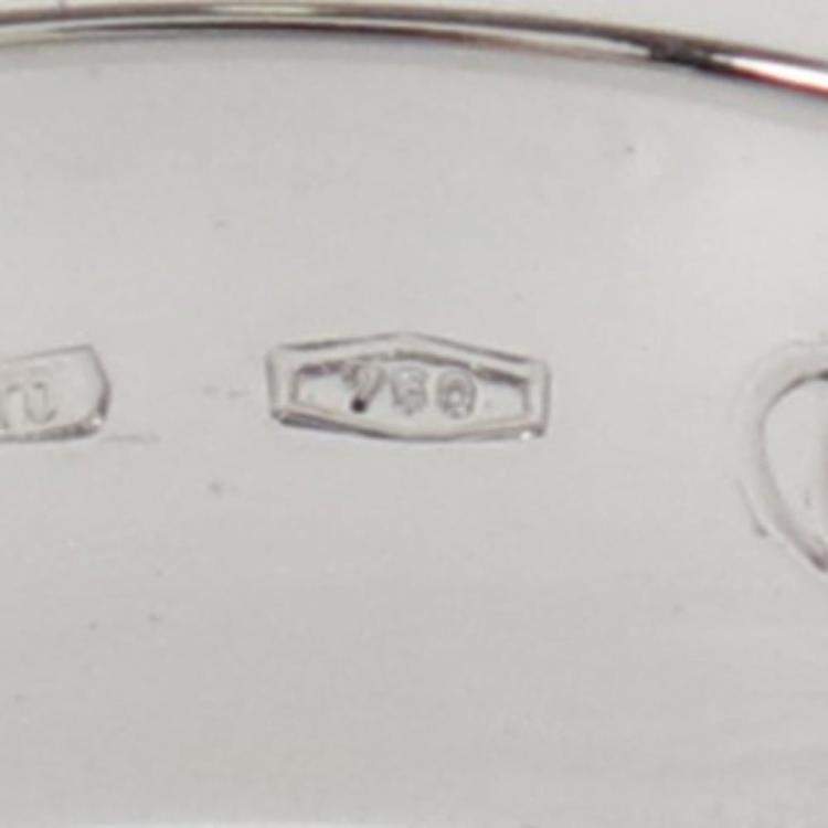 مملوكة مسبقًا Cartier Vintage Love 18K White Gold Diamond Ring EU 48