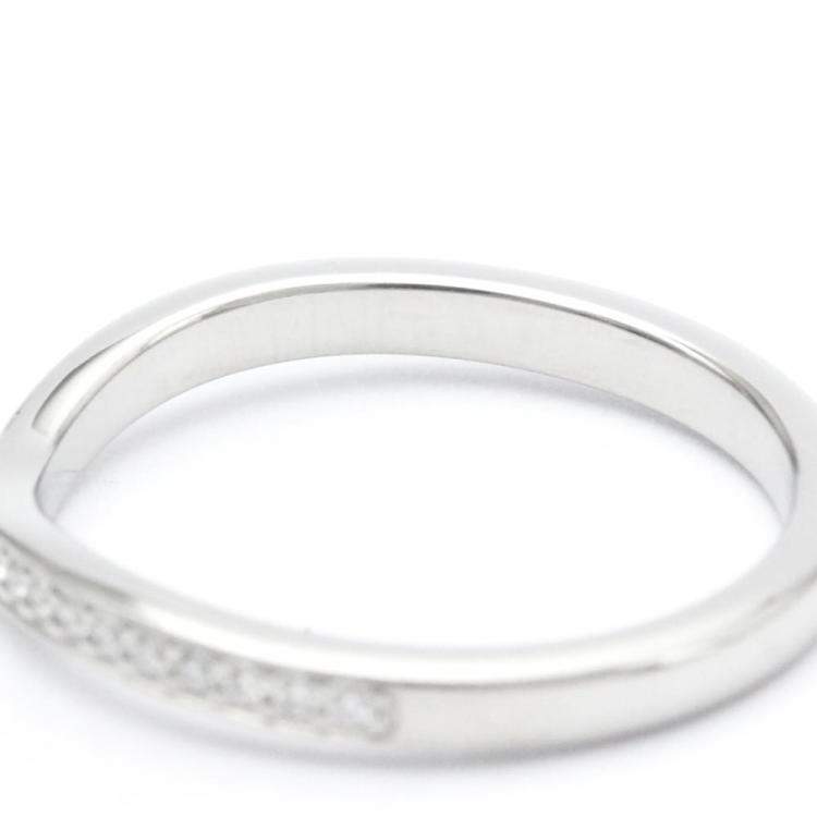 Pre Owned Cartier Ballerine Platinum Diamond Ring EU 50 