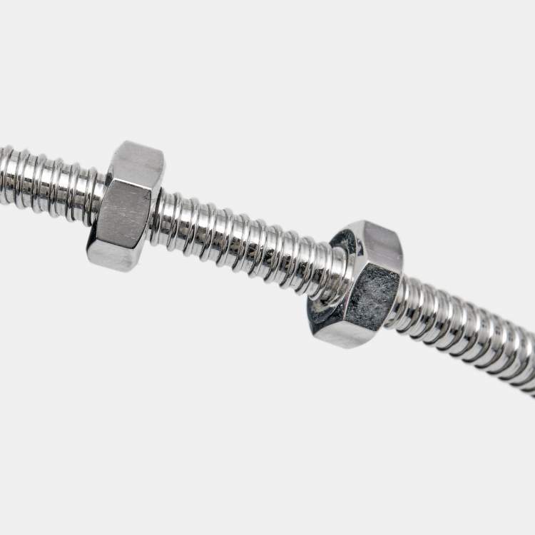 Pre Owned Cartier Ecrou De Cartier 18k White Gold Bracelet 18