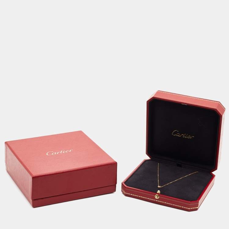 مملوكة مسبقًا Cartier d'Amour Pink Sapphire 18K Rose Gold Necklace