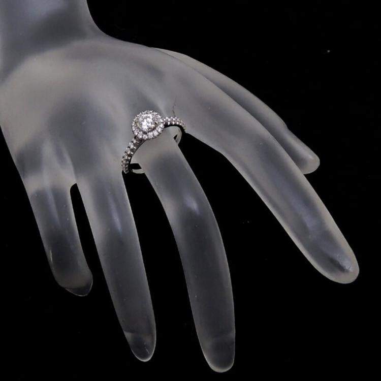 مملوكة مسبقًا Cartier Destinee Platinum Diamond Ring EU 51